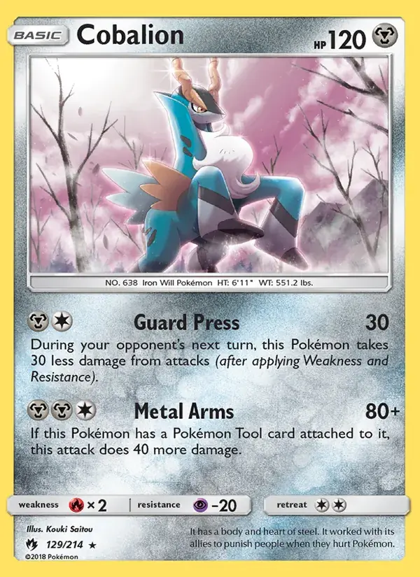 Cobalion - 129/236 - Lost Thunder