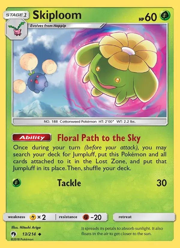 Skiploom - 13/236 - Lost Thunder