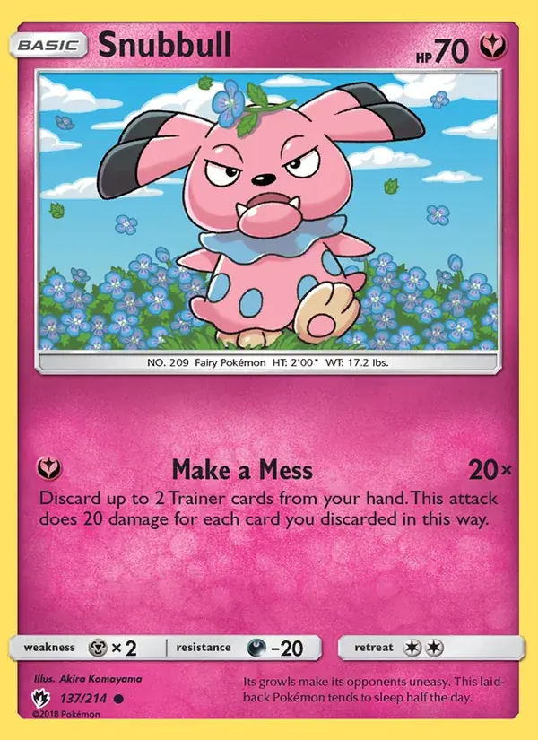 Snubbull - 137/236 - Lost Thunder