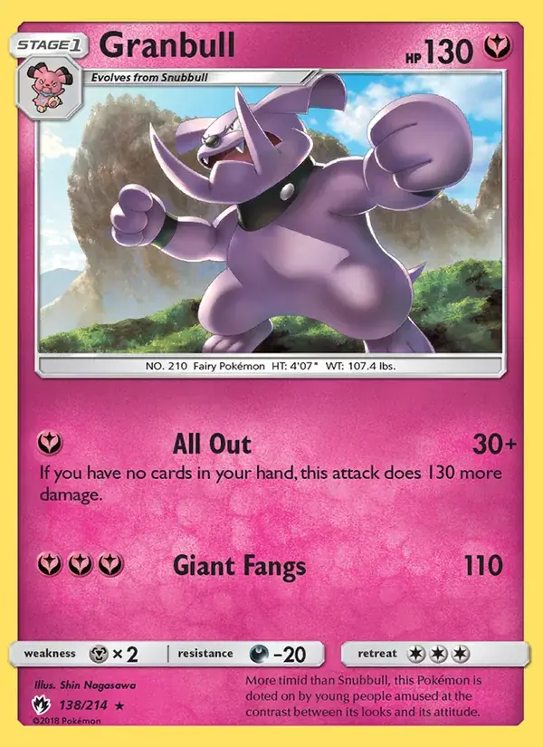 Granbull - 138/236 - Lost Thunder