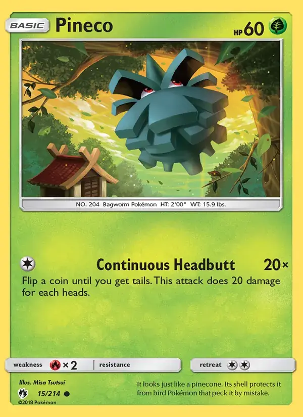 Pineco - 15/236 - Lost Thunder