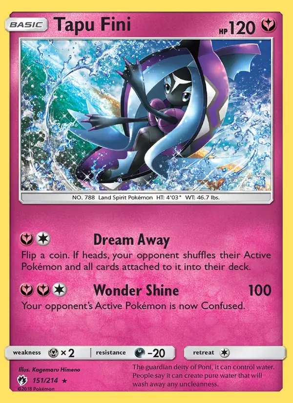 Tapu Fini - 151/236 - Lost Thunder
