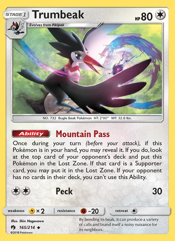 Trumbeak - 165/236 - Lost Thunder