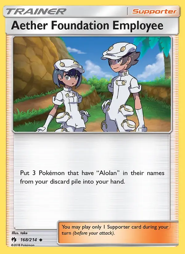 Aether Foundation Employee - 168/236 - Lost Thunder