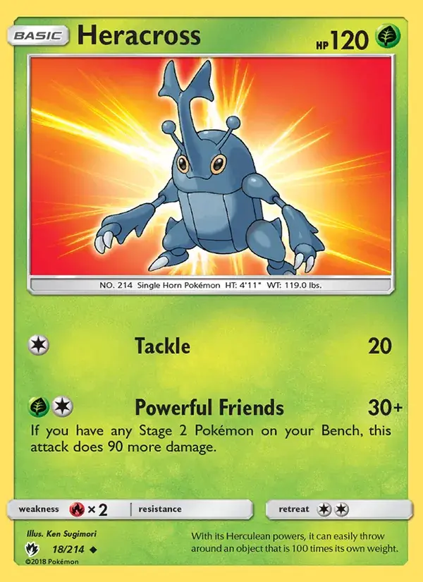 Heracross - 18/236 - Lost Thunder