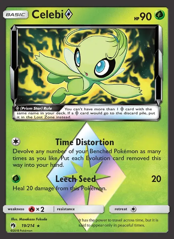 Celebi ◇ - 19/236 - Lost Thunder
