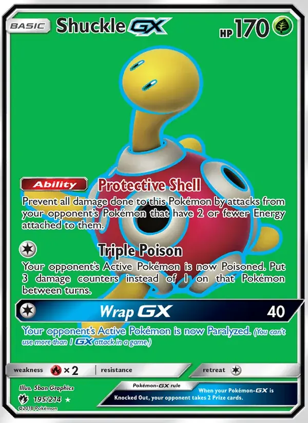 Shuckle GX - 195/236 - Lost Thunder