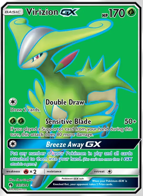 Virizion GX - 197/236 - Lost Thunder