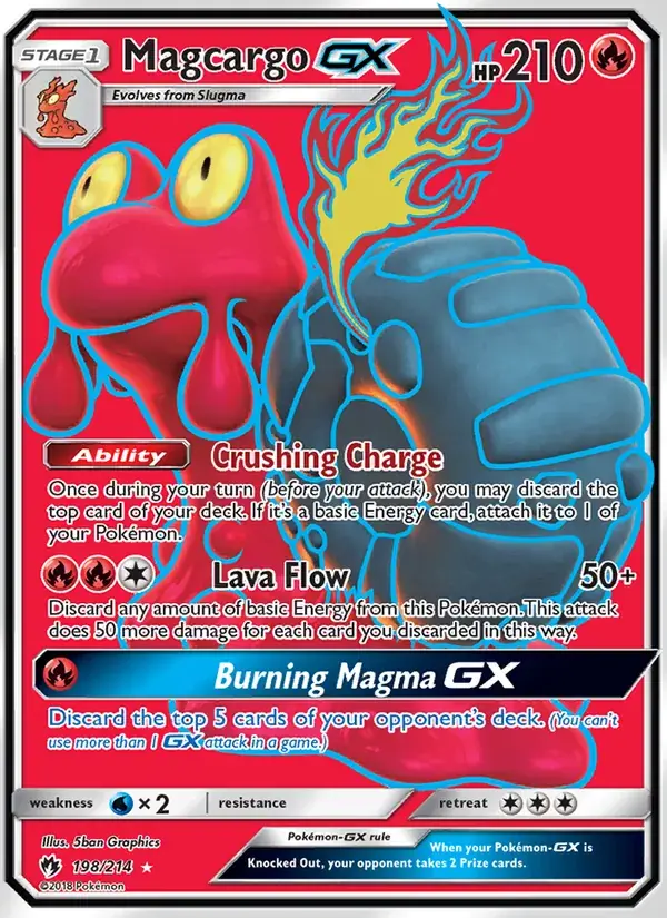 Magcargo GX - 198/236 - Lost Thunder