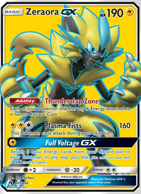 Zeraora GX - 201/236 - Lost Thunder