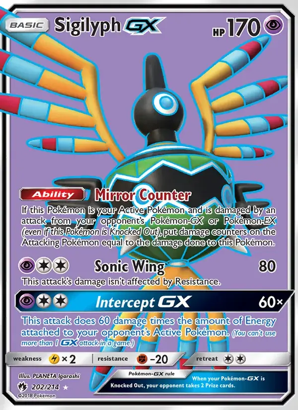 Sigilyph GX - 202/236 - Lost Thunder