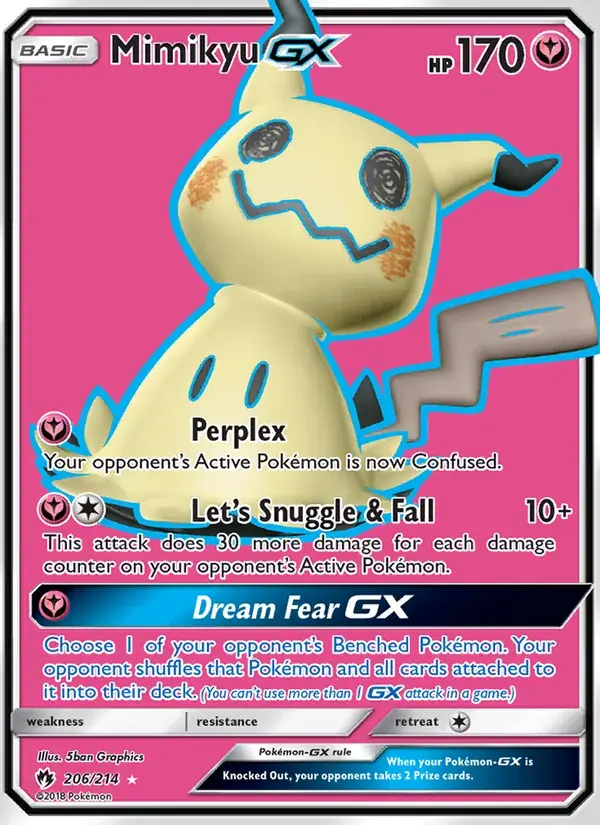 Mimikyu GX - 206/236 - Lost Thunder