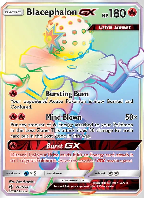 Blacephalon GX - 219/236 - Lost Thunder