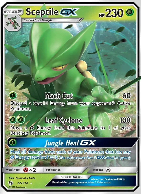 Sceptile GX - 22/236 - Lost Thunder