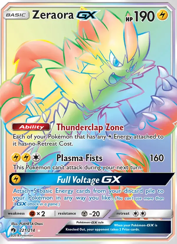 Zeraora GX - 221/236 - Lost Thunder