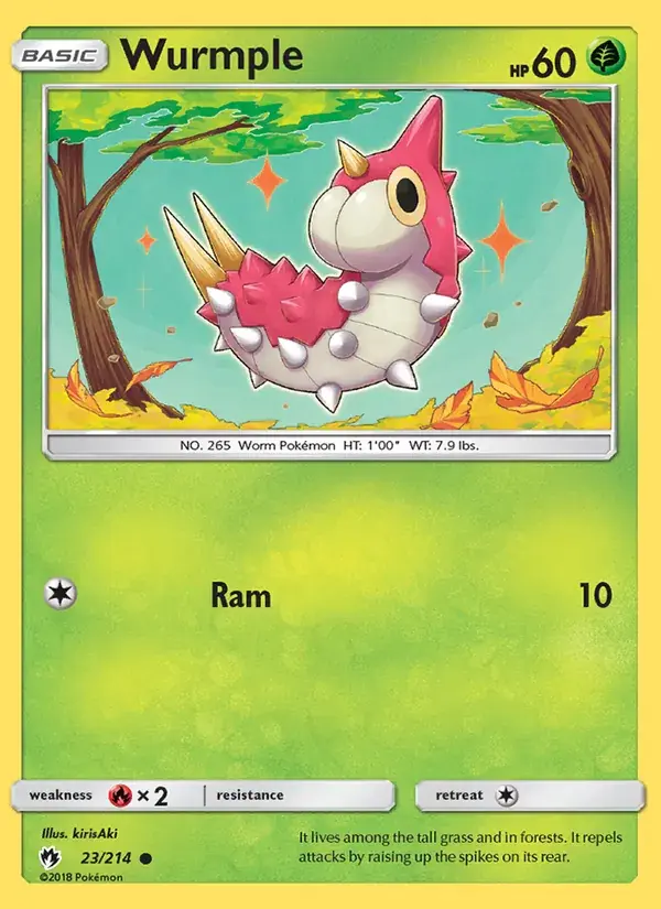 Wurmple - 23/236 - Lost Thunder