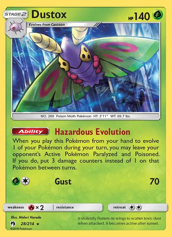 Dustox - 28/236 - Lost Thunder