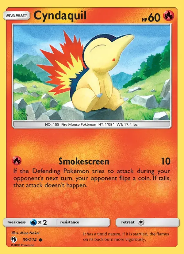 Cyndaquil - 39/236 - Lost Thunder