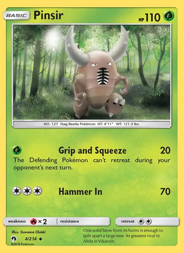 Pinsir - 4/236 - Lost Thunder