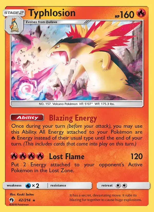Typhlosion - 42/236 - Lost Thunder
