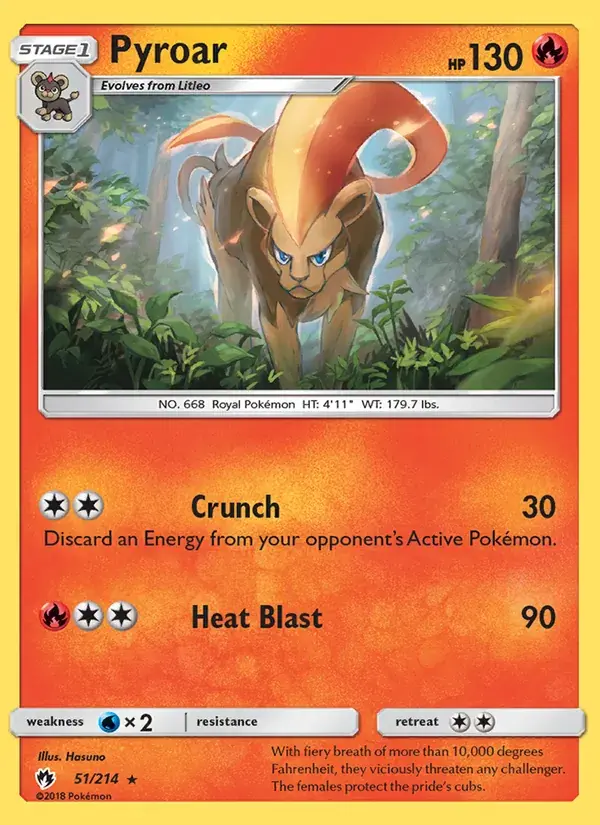 Pyroar - 51/236 - Lost Thunder