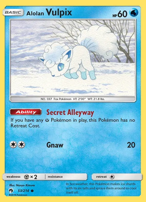 Alolan Vulpix - 53/236 - Lost Thunder