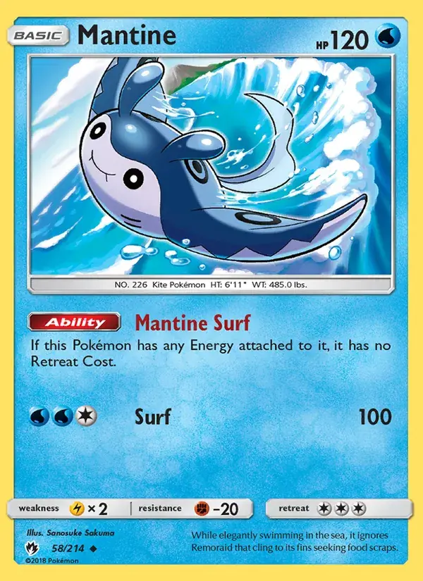 Mantine - 58/236 - Lost Thunder