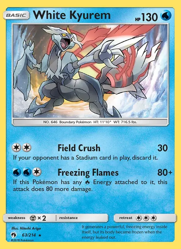 White Kyurem - 63/236 - Lost Thunder