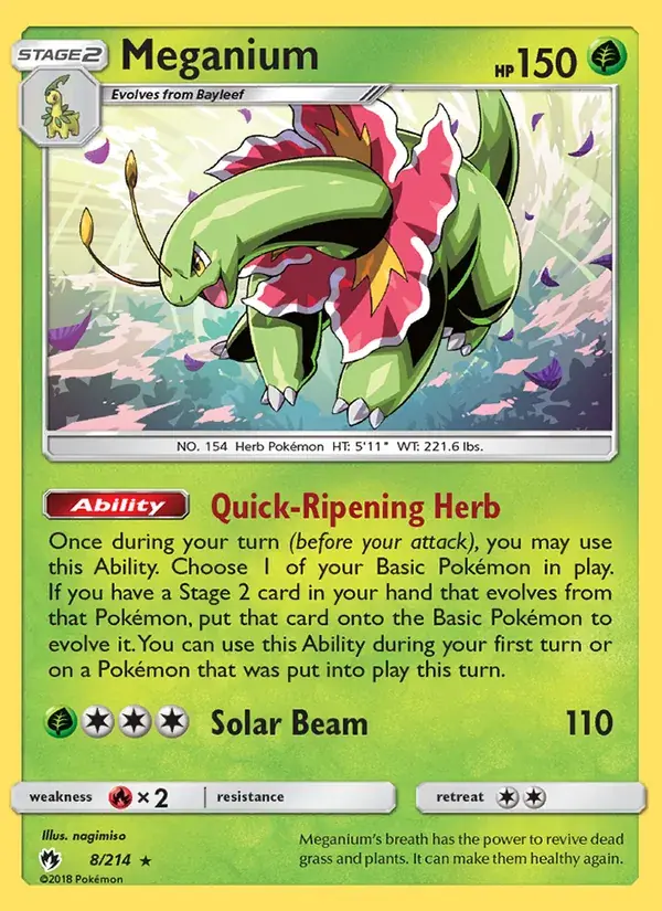 Meganium - 8/236 - Lost Thunder