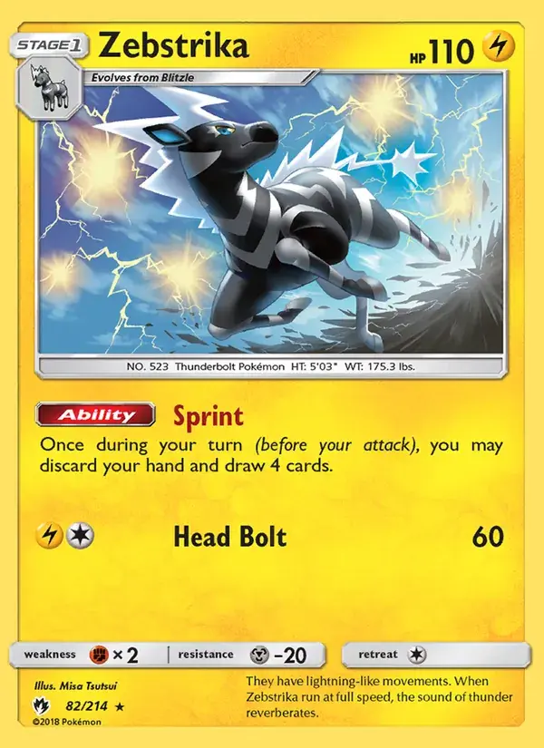 Zebstrika - 82/236 - Lost Thunder