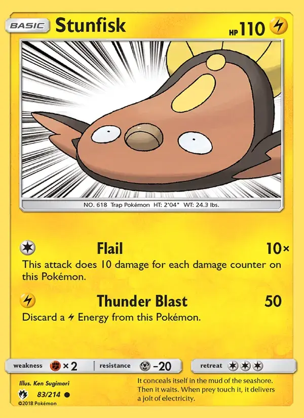 Stunfisk - 83/236 - Lost Thunder