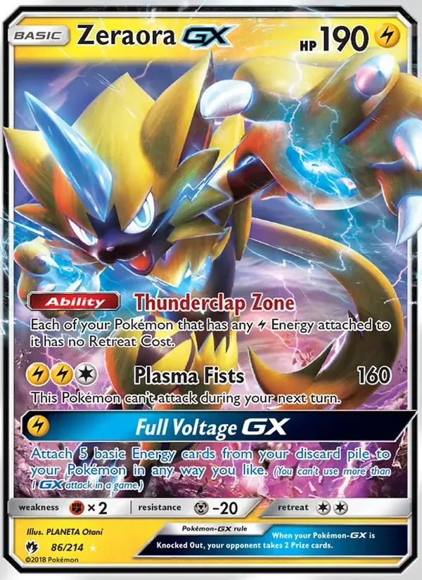 Zeraora GX - 86/236 - Lost Thunder