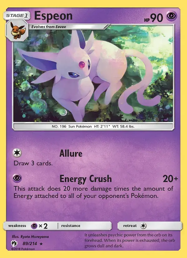 Espeon - 89/236 - Lost Thunder