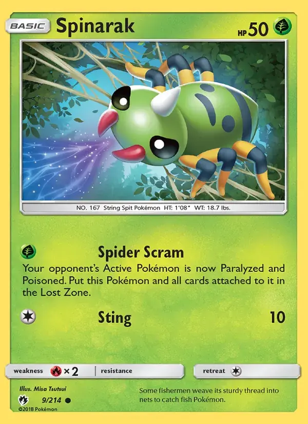 Spinarak - 9/236 - Lost Thunder