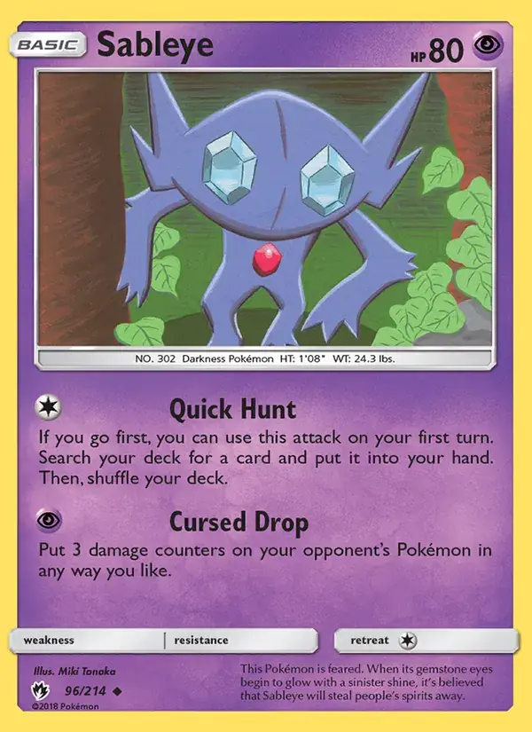 Sableye - 96/236 - Lost Thunder