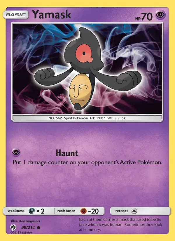 Yamask - 99/236 - Lost Thunder