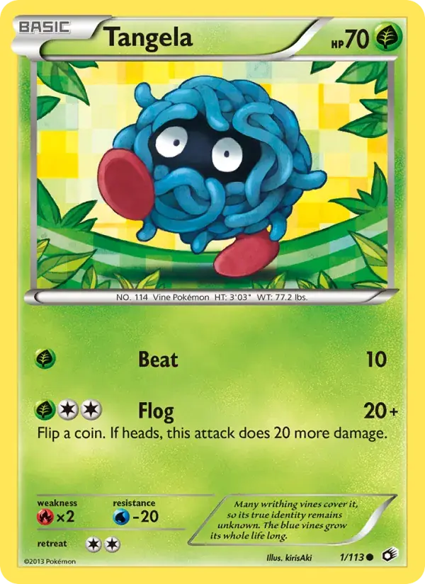 Tangela - 1/140 - Legendary Treasures