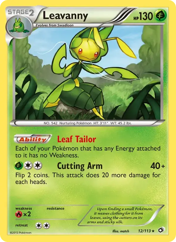 Leavanny - 12/140 - Legendary Treasures