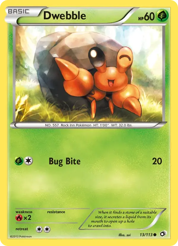 Dwebble - 13/140 - Legendary Treasures