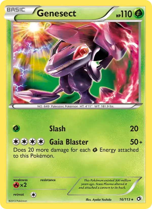 Genesect - 16/140 - Legendary Treasures