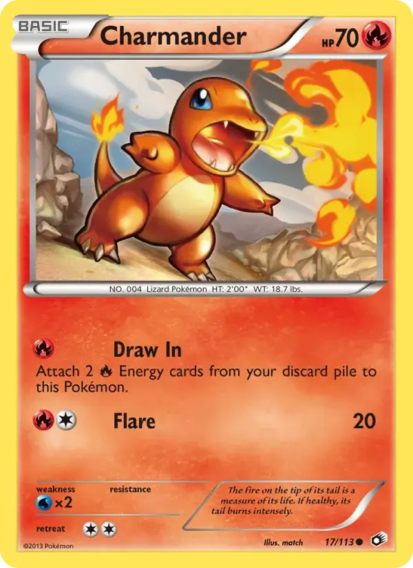 Charmander - 17/140 - Legendary Treasures