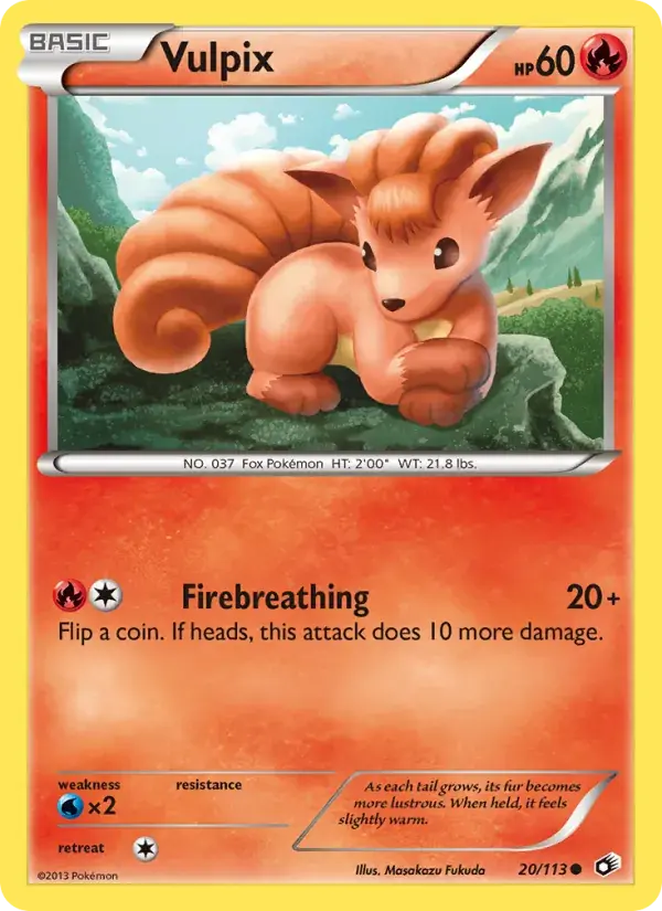 Vulpix - 20/140 - Legendary Treasures