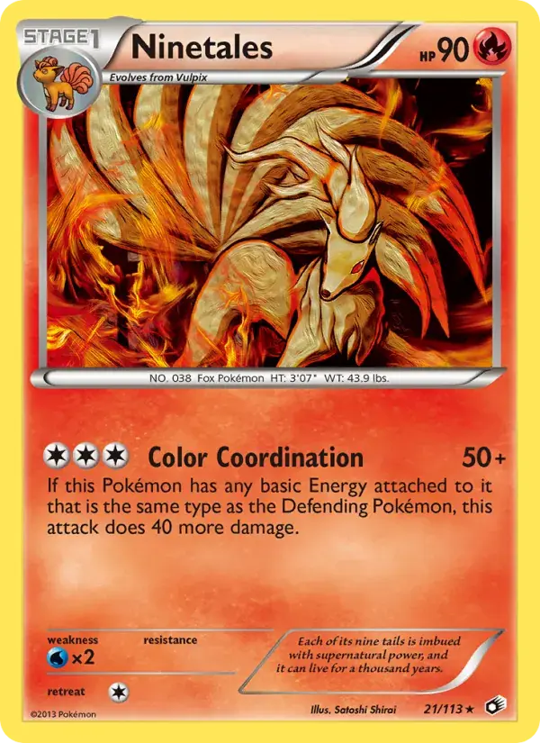 Ninetales - 21/140 - Legendary Treasures