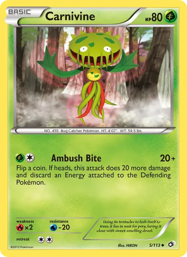 Carnivine - 5/140 - Legendary Treasures