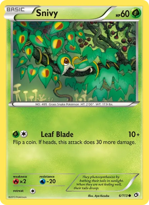 Snivy - 6/140 - Legendary Treasures