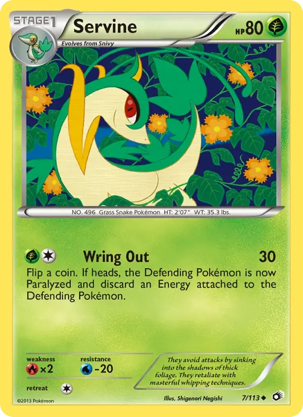 Servine - 7/140 - Legendary Treasures