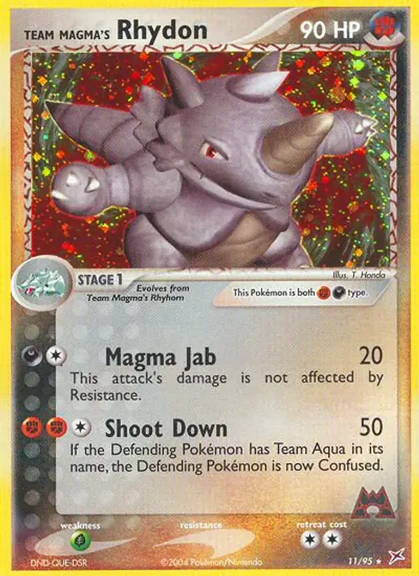 Team Magma's Rhydon - 11/97 - Team Magma vs Team Aqua