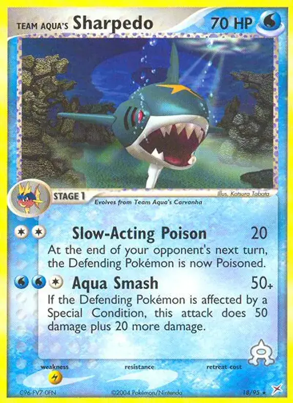 Team Aqua's Sharpedo - 18/97 - Team Magma vs Team Aqua