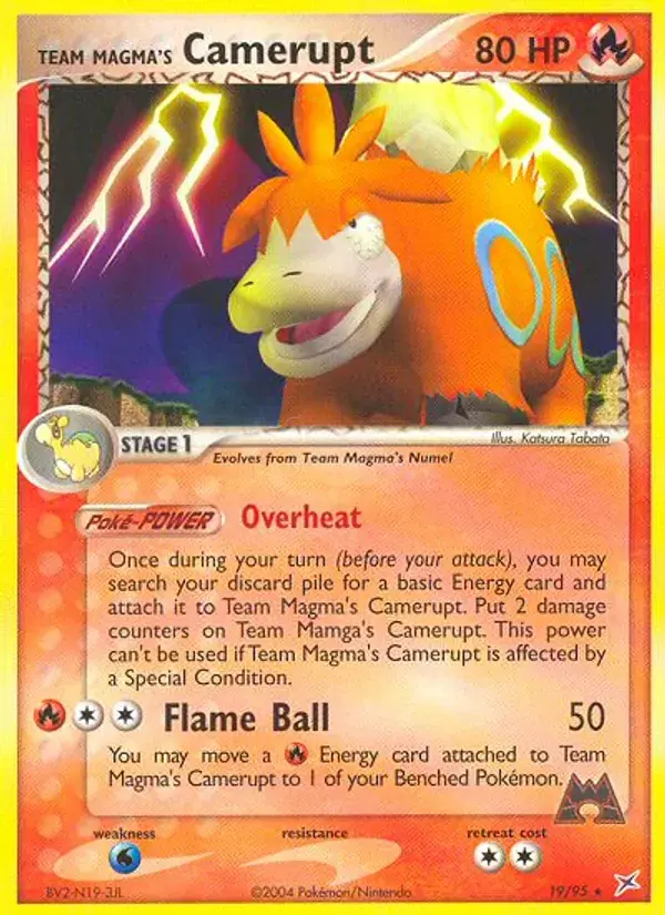 Team Magma's Camerupt - 19/97 - Team Magma vs Team Aqua