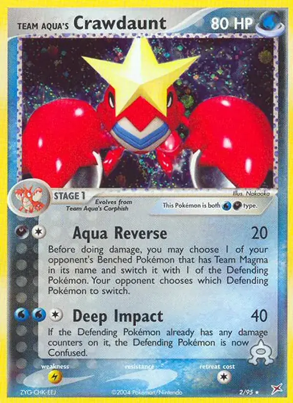 Team Aqua's Crawdaunt - 2/97 - Team Magma vs Team Aqua